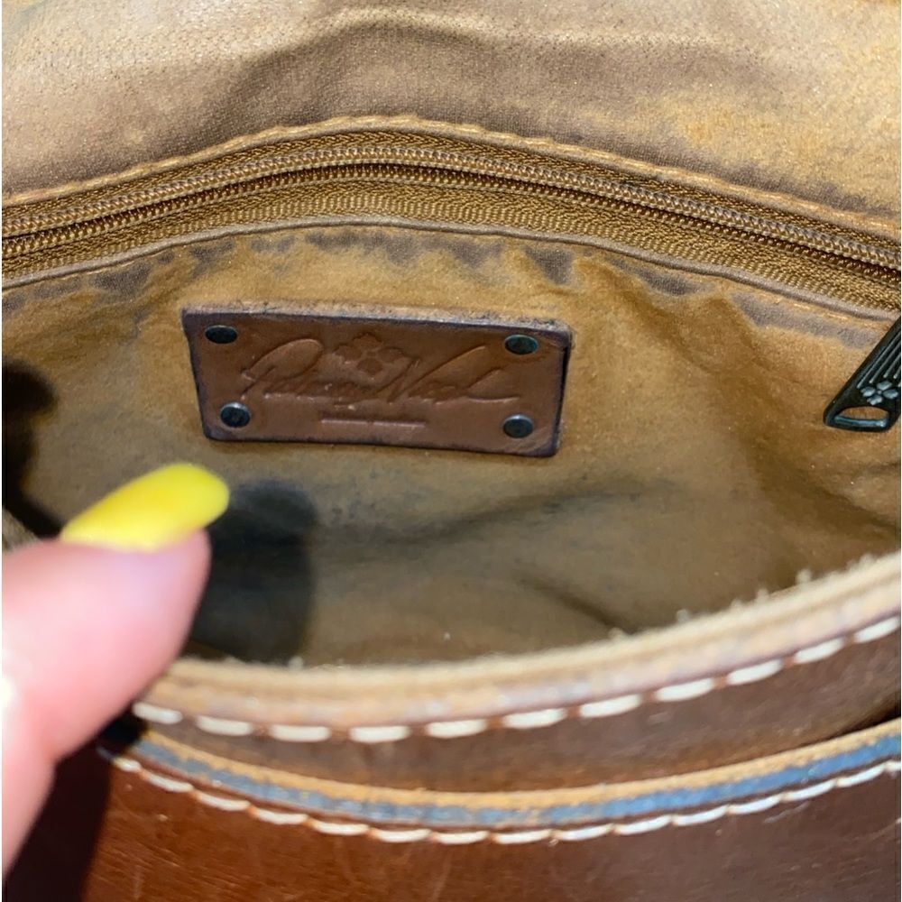 Patricia nash tooled leather flap shoulder bag - Picture 9 of 12